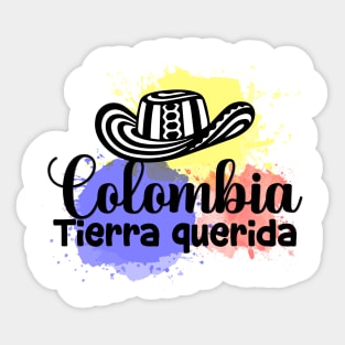 Colombia tierra querida Sticker